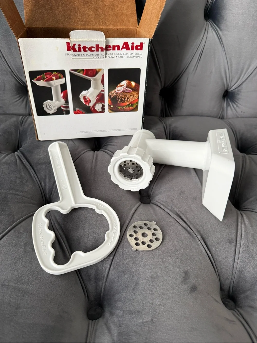 KitchenAid FGA Food Grinder Stand Mixer Attachment Complete With Box